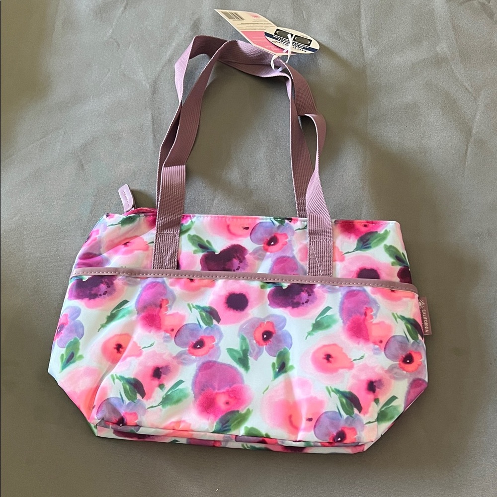 🛑SOLD🛑 Floral Insulated Tote Bag